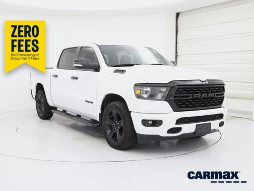 White 2022 RAM 1500 Lonestar