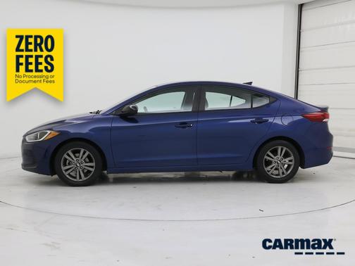 Blue 2017 Hyundai ELANTRA SE