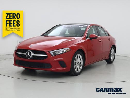 Red 2019 Mercedes-Benz A-Class