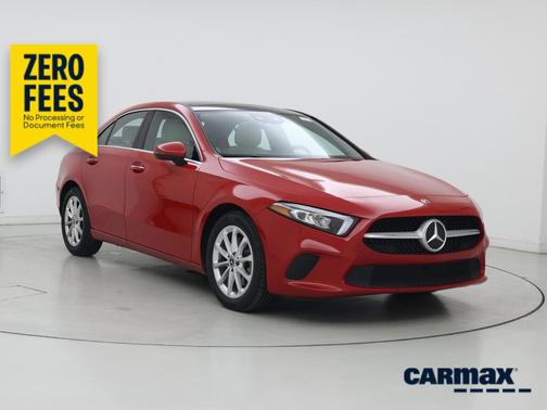 Red 2019 Mercedes-Benz A-Class