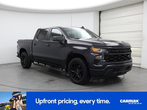 Gray 2022 Chevrolet Silverado 1500 Custom Truck