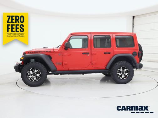 Red 2021 Jeep Wrangler Unlimited Rubicon