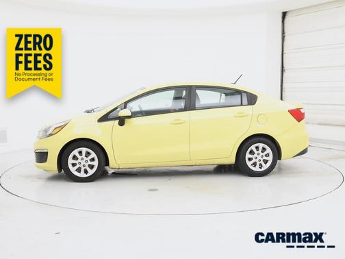 Yellow 2016 Kia Rio LX