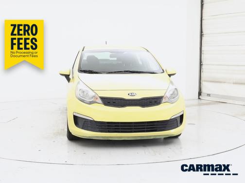 Yellow 2016 Kia Rio LX