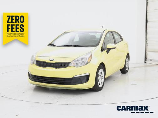 Yellow 2016 Kia Rio LX