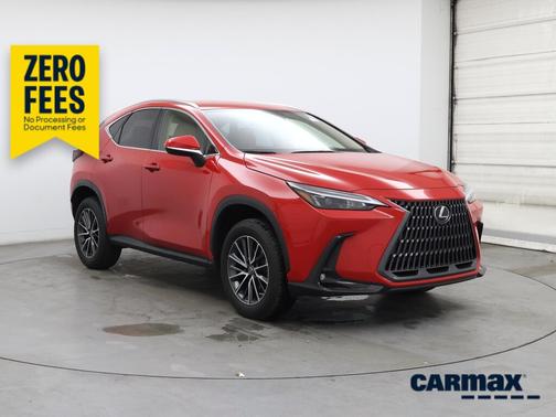 Red 2022 Lexus NX 250