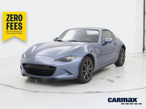 Blue 2017 Mazda MX-5 Miata RF Grand Touring