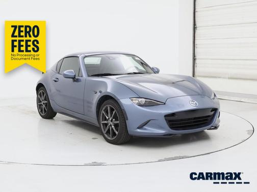 Blue 2017 Mazda MX-5 Miata RF Grand Touring