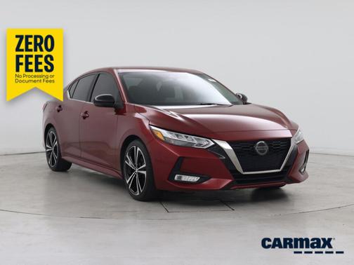 Red 2021 Nissan Sentra SR