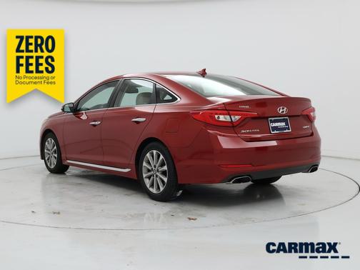 Red 2017 Hyundai SONATA Limited