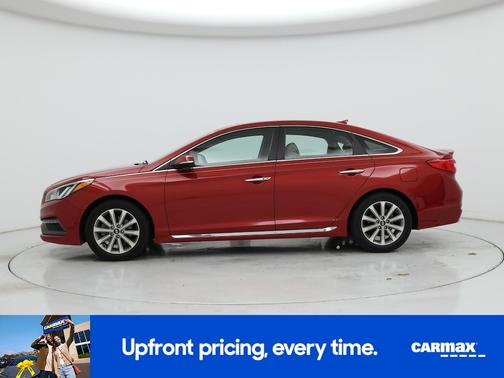 Red 2017 Hyundai SONATA Limited