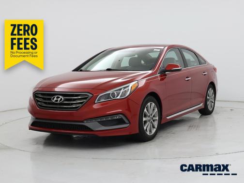 Red 2017 Hyundai SONATA Limited