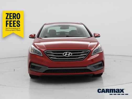 Red 2017 Hyundai SONATA Limited
