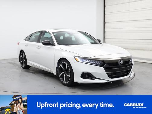 White 2022 Honda Accord Sport