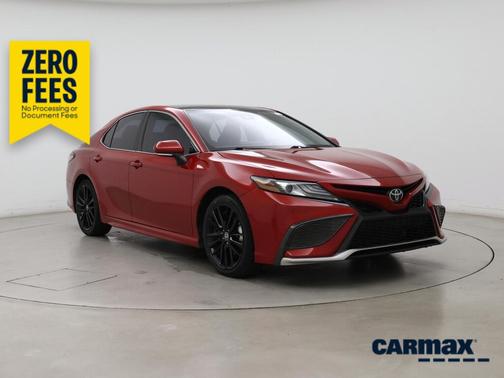 Red 2021 Toyota Camry XSE