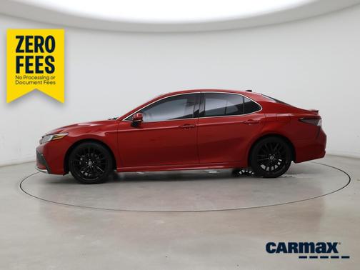 Red 2021 Toyota Camry XSE