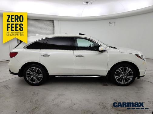 White 2017 Acura MDX