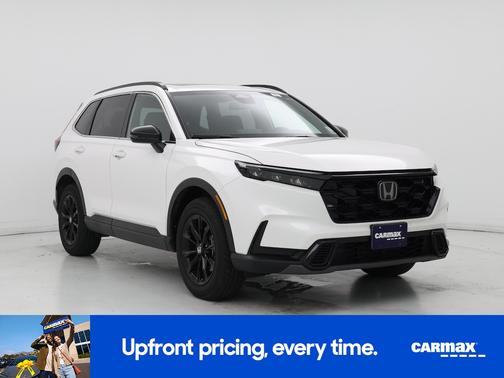White 2025 Honda CR-V Hybrid Sport