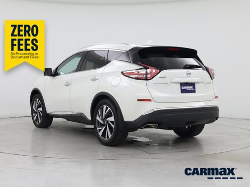 White 2017 Nissan Murano Platinum