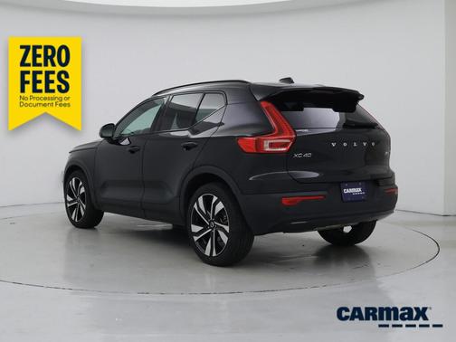 Black 2023 Volvo XC40 B5 Plus Dark Theme