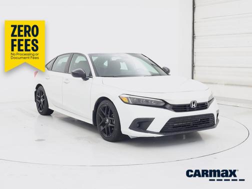 White 2023 Honda Civic Sport