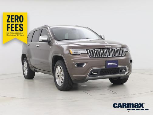 Brown 2017 Jeep Grand Cherokee Overland SUV