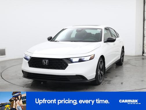 White 2024 Honda Accord Hybrid Sport