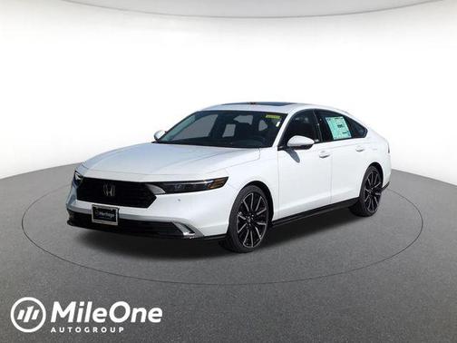 Platinum White 2026 Honda Accord Hybrid Touring