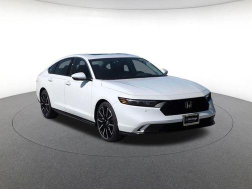 Platinum White 2026 Honda Accord Hybrid Touring