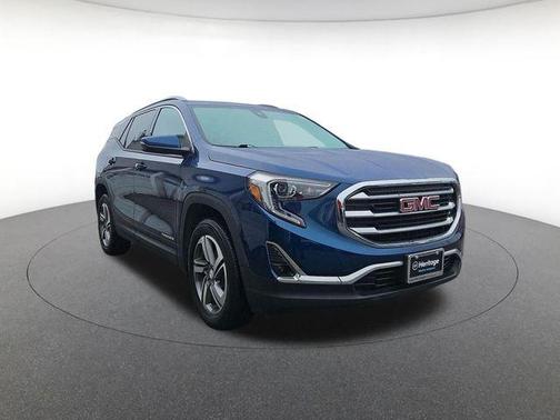 Blue Emerald Metallic 2021 GMC Terrain SLT