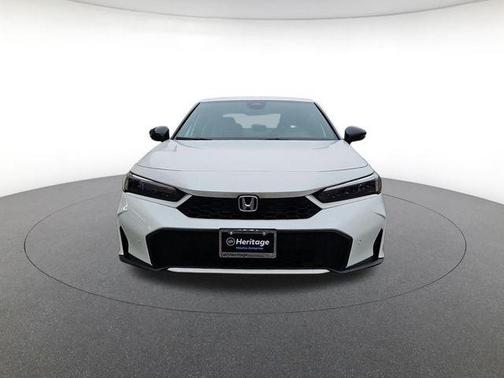 Platinum White 2025 Honda Civic Hybrid