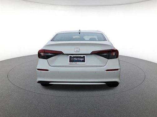 Platinum White 2025 Honda Civic Hybrid