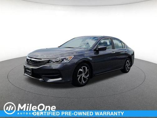 Modern Steel Metallic 2017 Honda Accord LX