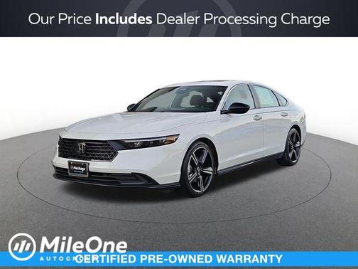 Platinum White Pearl 2025 Honda Accord Hybrid Sport