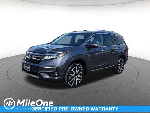 Modern Steel Metallic 2021 Honda Pilot Elite