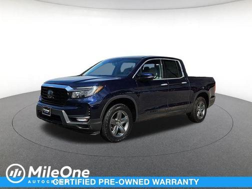Obsidian Blue Pearl 2023 Honda Ridgeline RTL-E