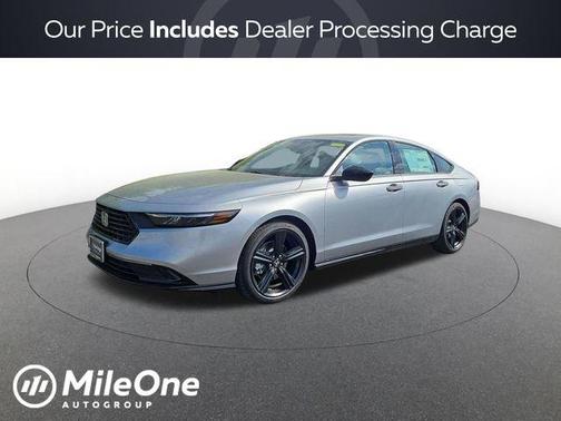 Silver 2026 Honda Accord Hybrid Sport-L