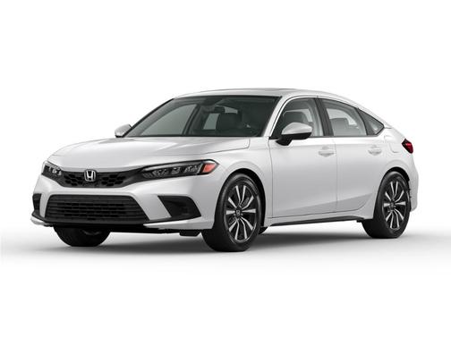 Platinum White 2024 Honda Civic EX-L