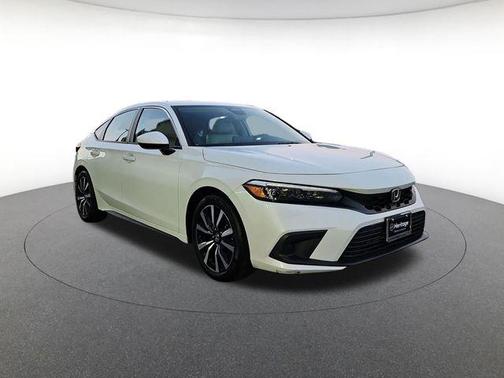 Platinum White 2024 Honda Civic EX-L