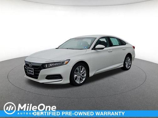 Platinum White Pearl 2020 Honda Accord LX 1.5T
