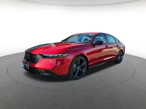 Radiant Red 2026 Honda Accord Hybrid Sport-L