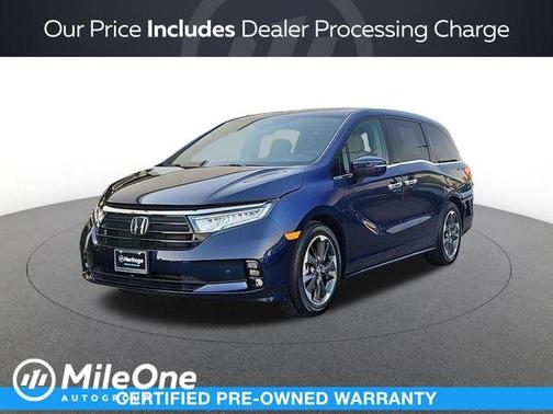 Obsidian Blue Pearl 2023 Honda Odyssey Elite