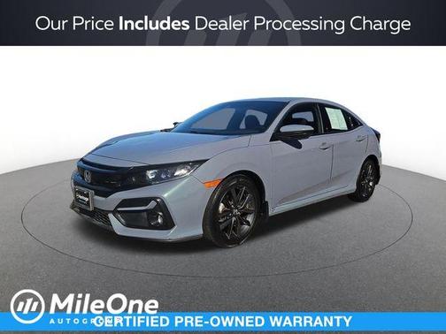 Sonic Gray Pearl 2021 Honda Civic EX