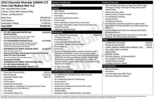 2023 Chevrolet Silverado 2500 LTZ