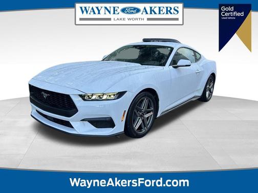 Oxford White 2024 Ford Mustang EcoBoost Premium