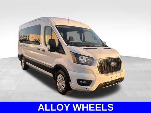Oxford White 2024 Ford Transit-350 XLT