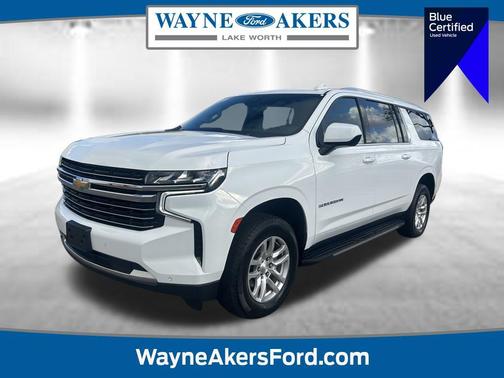 Summit White 2023 Chevrolet Suburban LT
