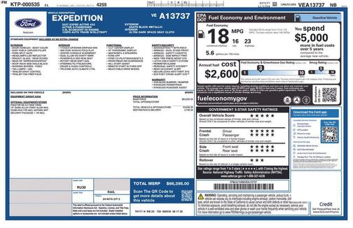 Agate Black Metallic 2027 Ford Expedition Active
