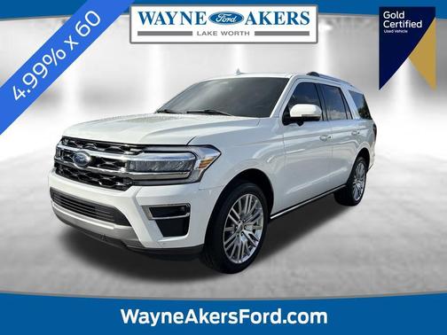 Star White Metallic Tri-Coat 2024 Ford Expedition Limited