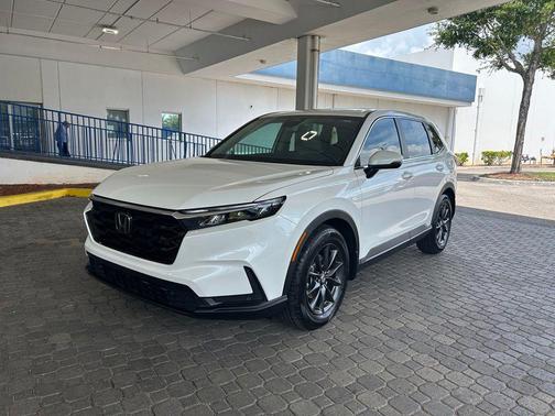 Platinum White Pearl 2026 Honda CR-V EX-L 2WD